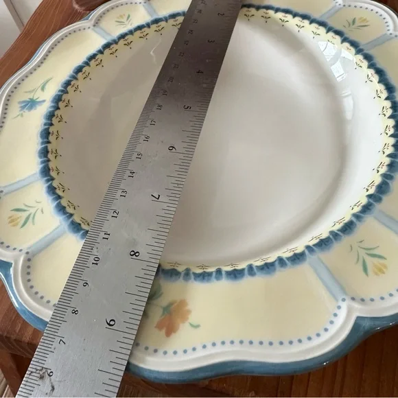 Set of 2 Lenox Provencal Garden Provencal Blossom Dinner Plate Soup Pasta Bowl - Picture 7 of 10